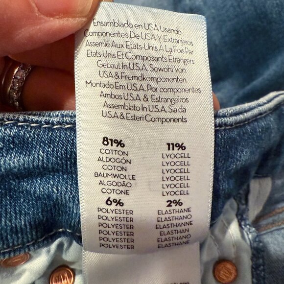 MOTHER Jeans High Waisted Looker in Satisfaction Guaranteed Size 25 Revolve USA - Picture 10 of 16